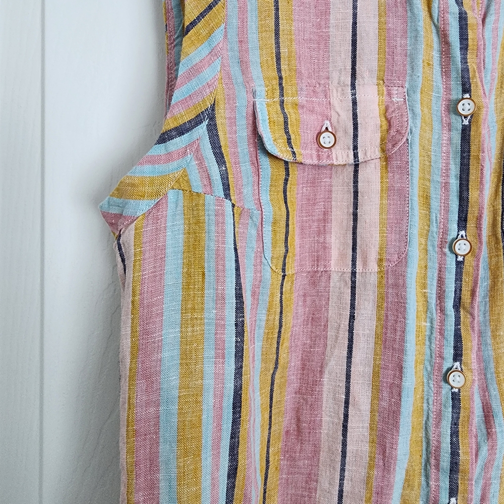 Orvis Multicolor Striped Button-Up Shirt - Picture 6 of 7